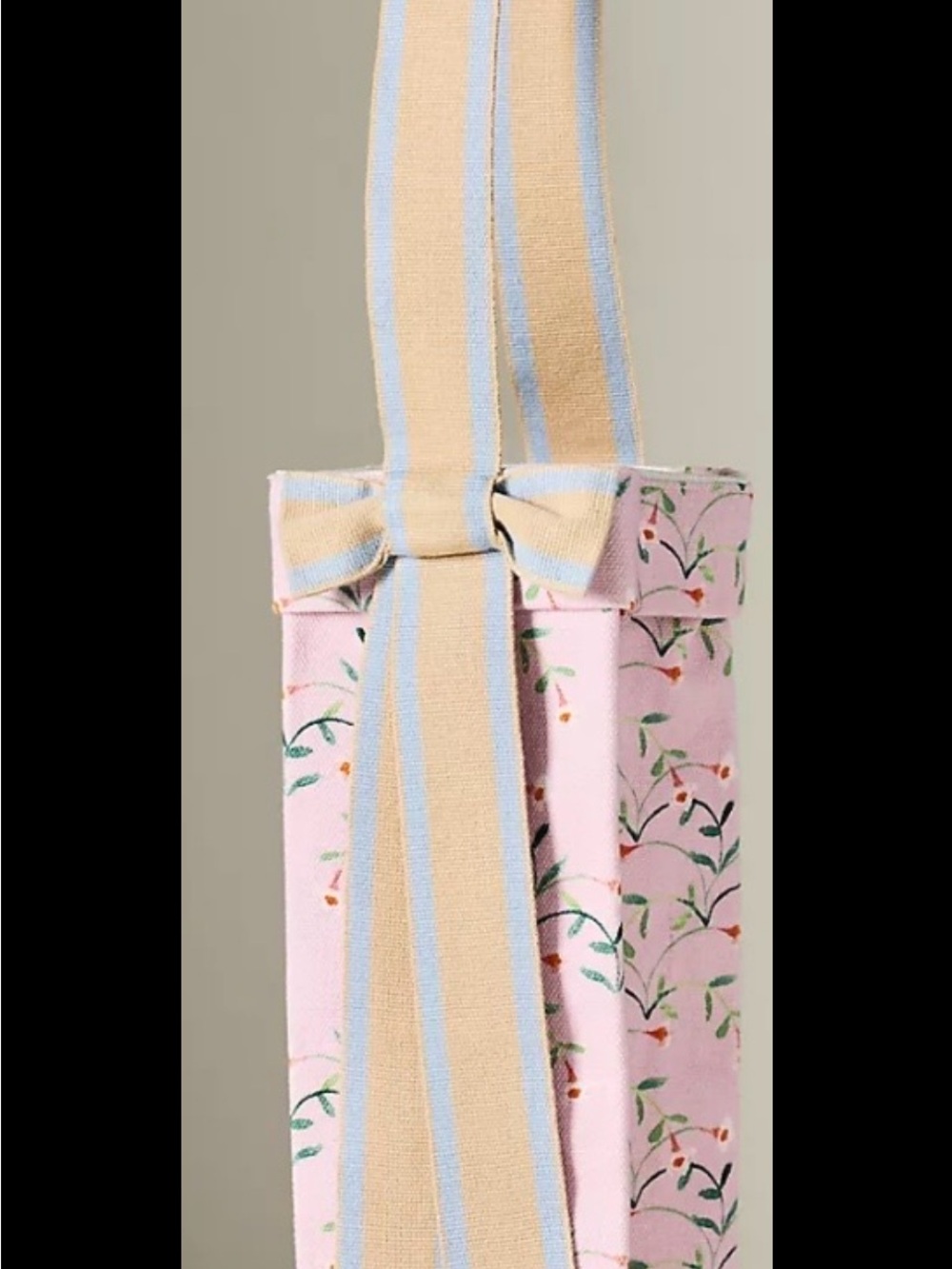 Anthropologie Cotton Wine Tote.